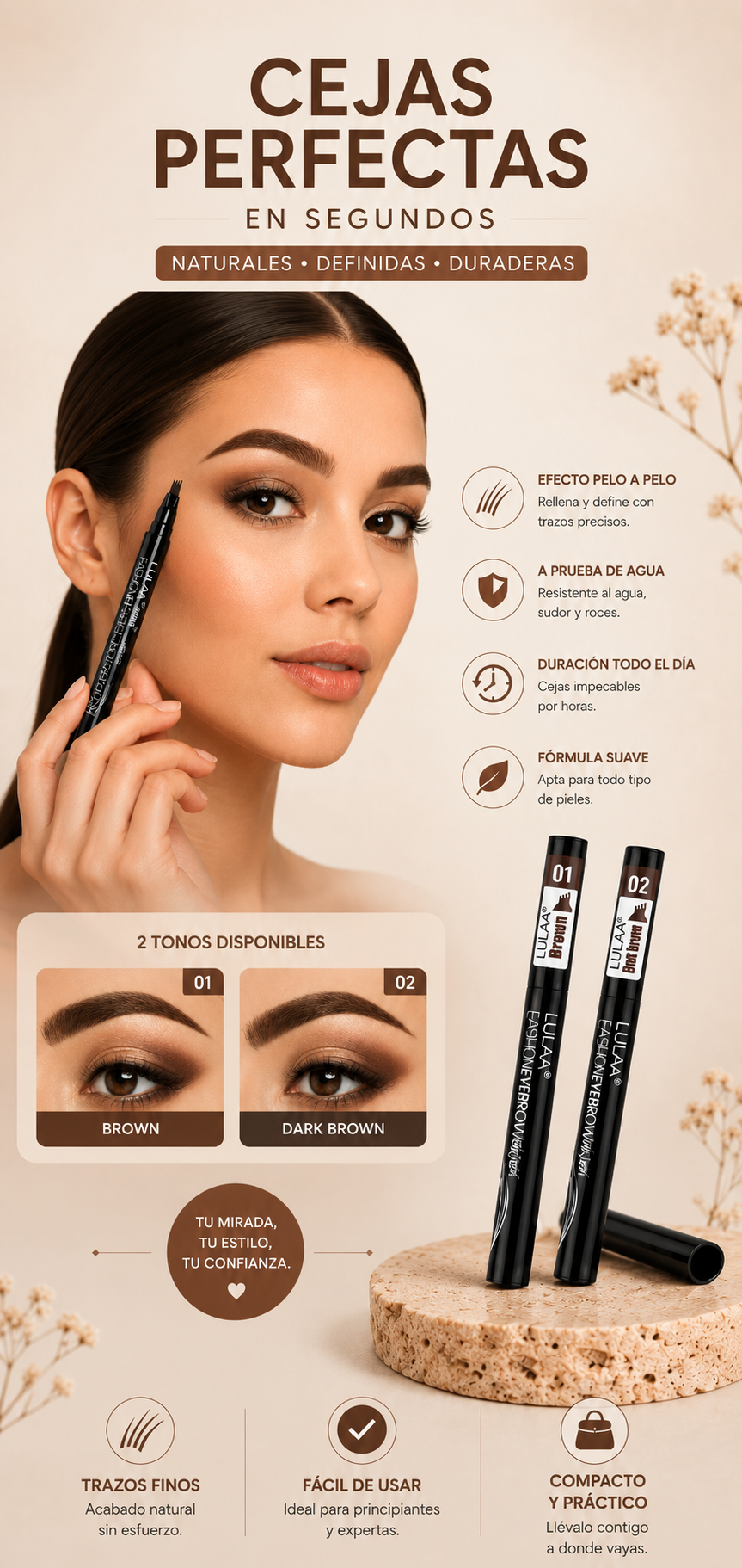 Browclass™ - Microblading de Cejas naturales Impermeable 3D